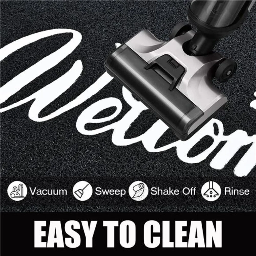Door Mat Welcome,Outdoor/Indoor Heavy Duty NonSlip Doormat for FrontDoor Entance